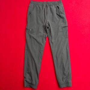 Eddie Bauer Women 6 Gray Fleece Lined Joggers Cargo Pants Outdoor Hiking Warm